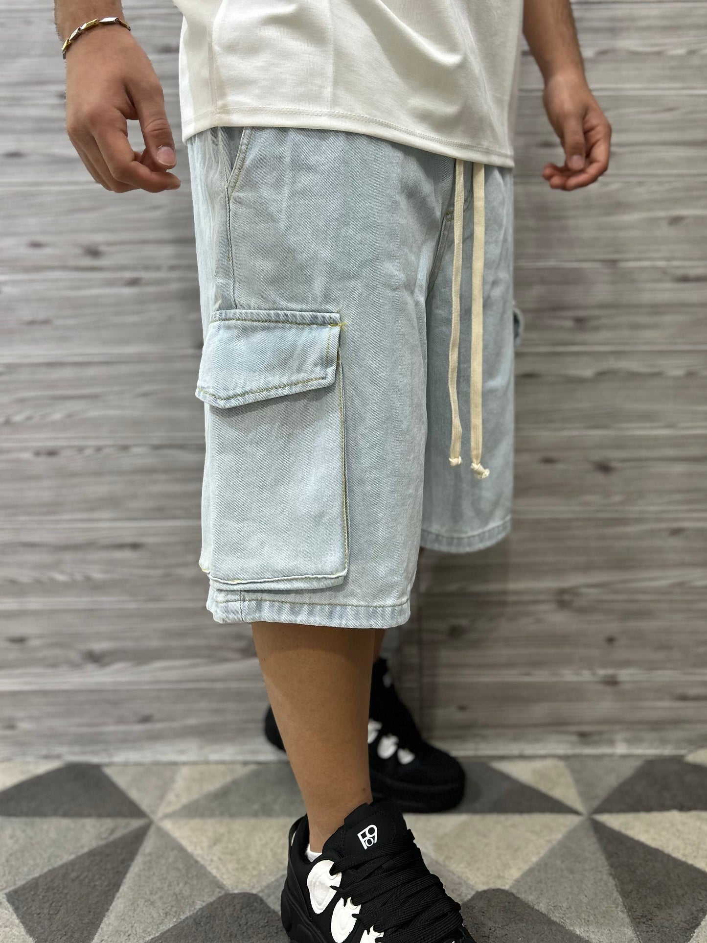 Bermuda CARGO-DENIM