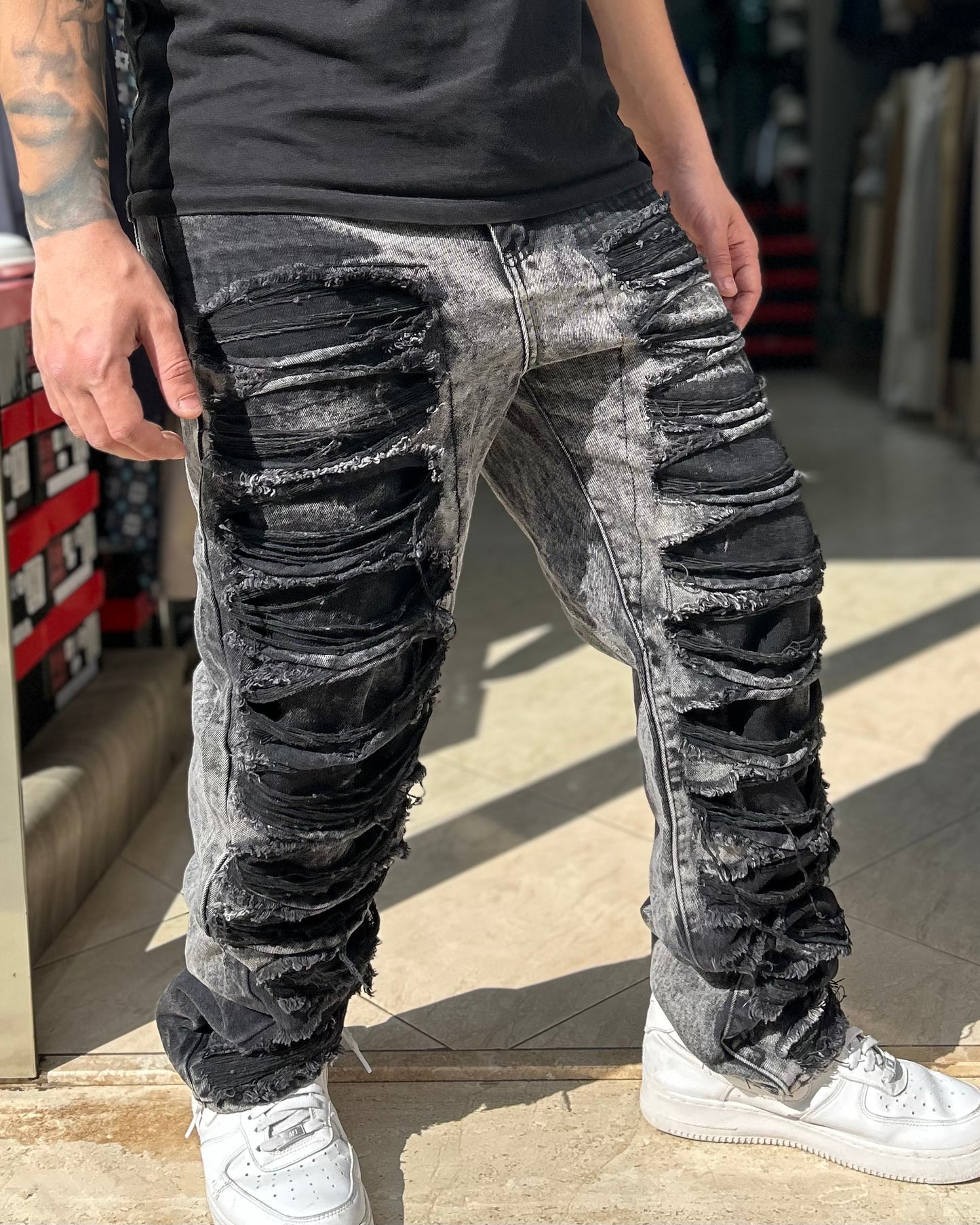 Jeans RIPPED STREET