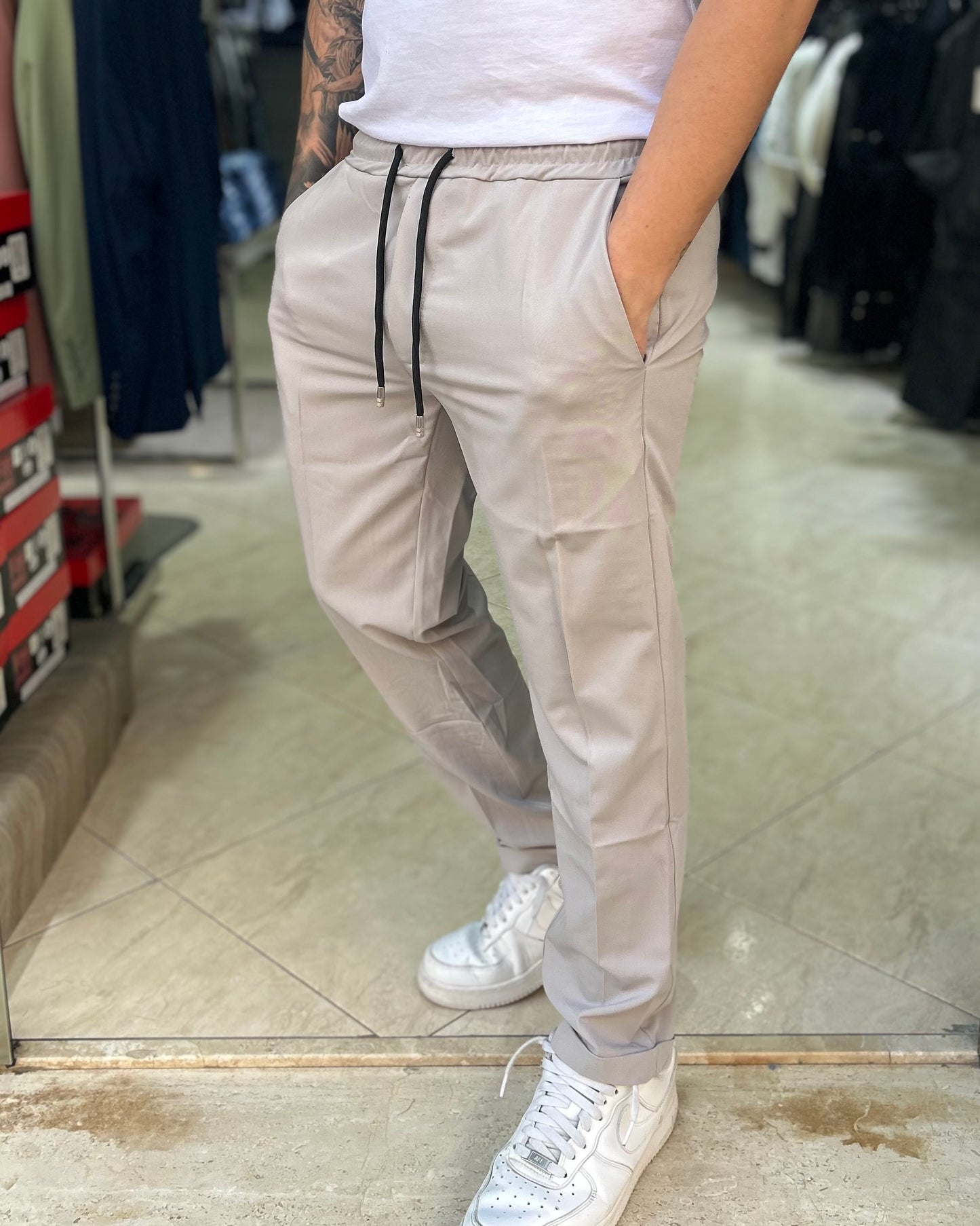 Pantalone ELEGANT CON LACCIO