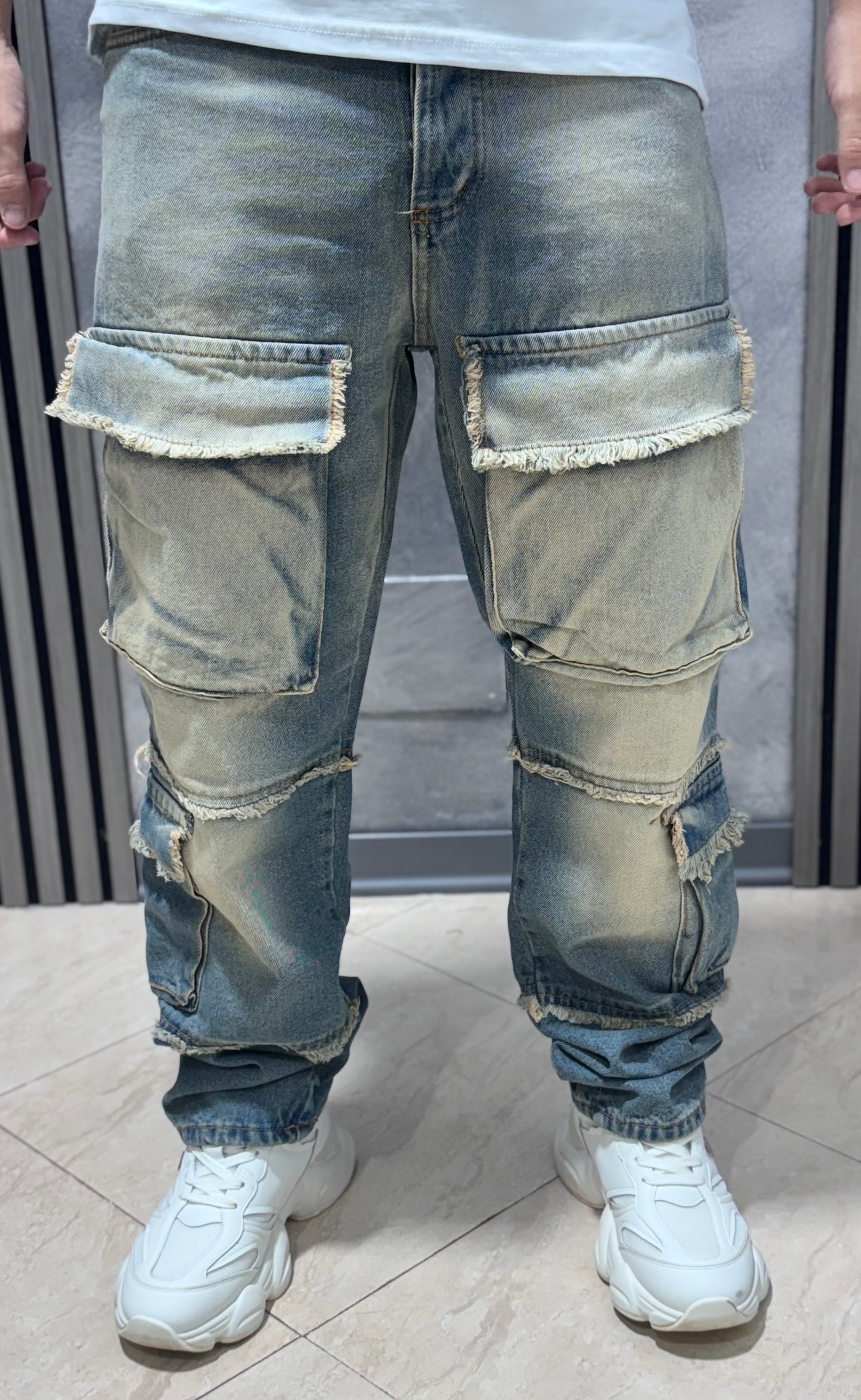 Jeans CARGO-RIVET